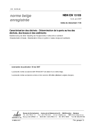 NBN EN 15169:2007