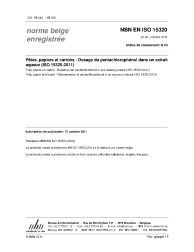 NBN EN ISO 15320:2011