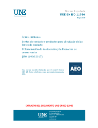 UNE-EN ISO 11986:2018