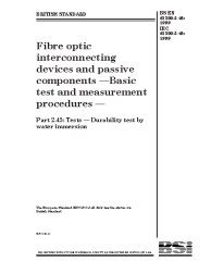 BS EN 61300-2-45:1999