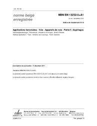 NBN EN 13232-5+A1:2011