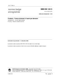 NBN EN 12513:2001
