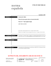 UNE-EN ISO 9100-10:2005 (R2009)