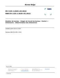 NBN EN 1335-1:2020+A1:2022
