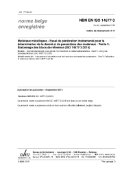 NBN EN ISO 14577-3:2015