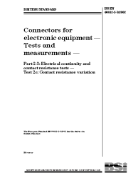 BS EN 60512-2-3:2002