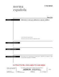 UNE 80503:2014 (R2021)