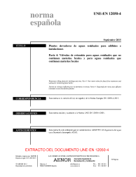 UNE-EN 12050-4:2015 (R2020)