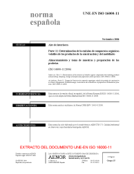 UNE-EN ISO 16000-11:2006 (R2009)