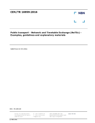 CEN/TR 16959:2016