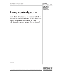 BS EN 61347-2-10:2001+A1:2009