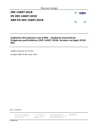 NBN EN ISO 14607:2018