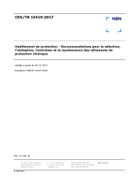 CEN/TR 15419:2017