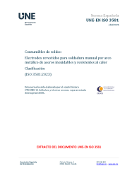 UNE-EN ISO 3581:2024