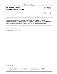 NBN EN 13016-1:2018