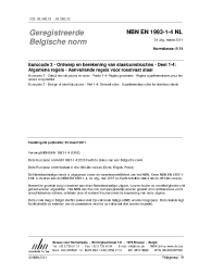 NBN EN 1993-1-4 NL:2011