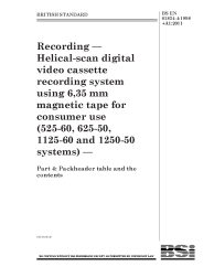 BS EN 61834-4:1998+A1:2011