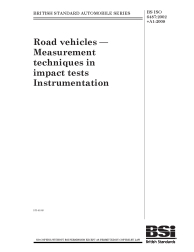 BS ISO 6487:2002+A1:2008