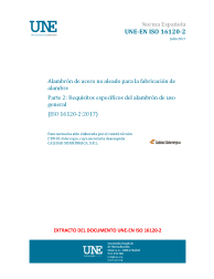 UNE-EN ISO 16120-2:2017