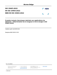 NBN EN ISO 29465:2022