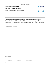 NBN EN ISO 11979-10:2018