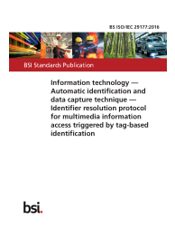 BS ISO/IEC 29177:2016