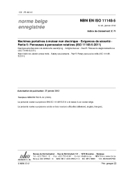 NBN EN ISO 11148-5:2012