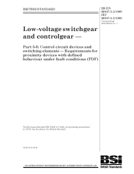 BS EN 60947-5-3:1999