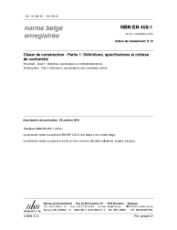 NBN EN 459-1:2010