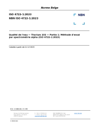 NBN ISO 4722-1:2023