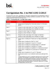 PAS 1192-2 Corr 1 (03/13):2013