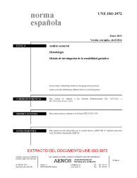 UNE-ISO 3972:2013 (R2018)