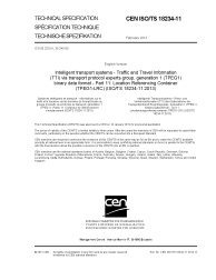CEN ISO/TS 18234-11:2013