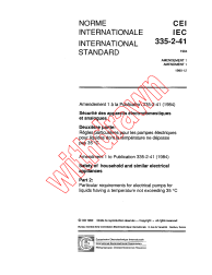 IEC 60335-2-41:1984/AMD1:1990