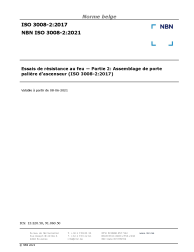 NBN ISO 3008-2:2021