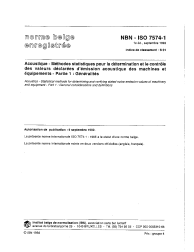 NBN ISO 7574-1:1992