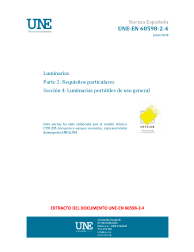 UNE-EN 60598-2-4:2018
