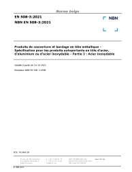 NBN EN 508-3:2021