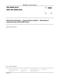 NBN ISO 8608:2021