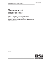 DD IEC/TS 61094-7:2006