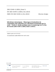 NBN EN ISO 5349-2/A1:2015
