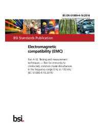 BS EN 61000-4-16:2016
