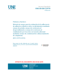 UNE-EN ISO 22970:2021