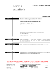 UNE-EN 60464-1:1999/A1:2006