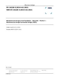 NBN EN 16228-3:2014+A1:2021