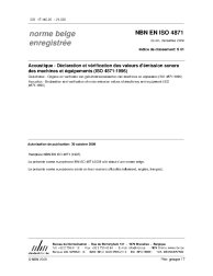 NBN EN ISO 4871:2009