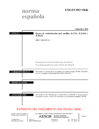 UNE-EN ISO 15646:2016
