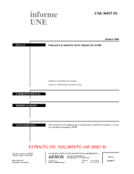 UNE 56927:2002 IN (R2017)