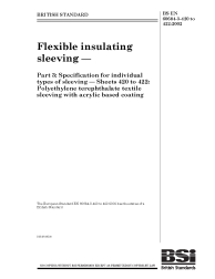 BS EN 60684-3-420 to 422:2002