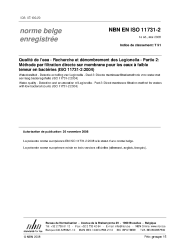 NBN EN ISO 11731-2:2008